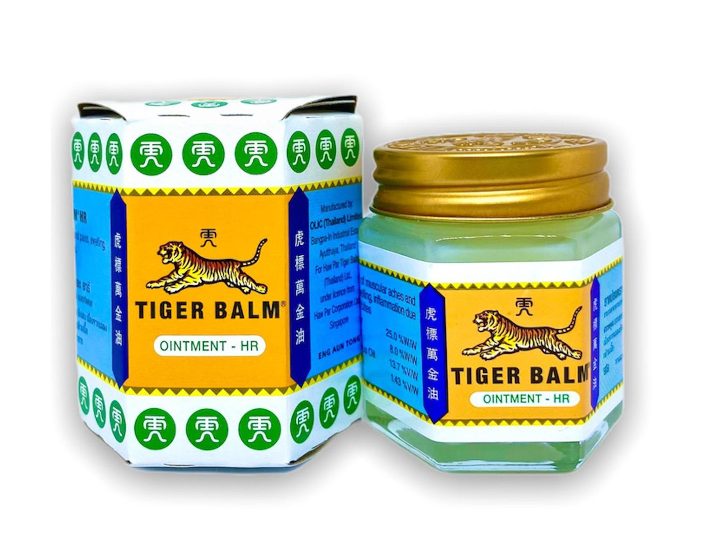 Тайский бальзам белый тигр tiger balm ointment-hr.